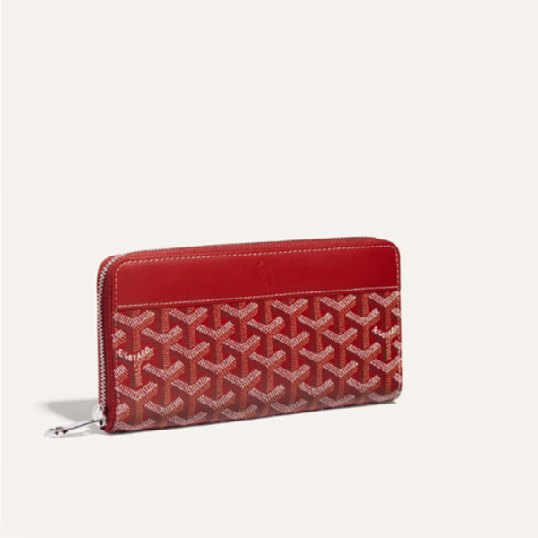 ❤고야드 남/녀 마티뇽 레드 지갑 GM - Goyard Unisex Matignon Long Wallets - gow63x