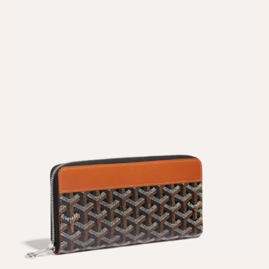❤고야드 남/녀 마티뇽 블랙 탄 지갑 GM - Goyard Unisex Matignon Long Wallets - gow67x