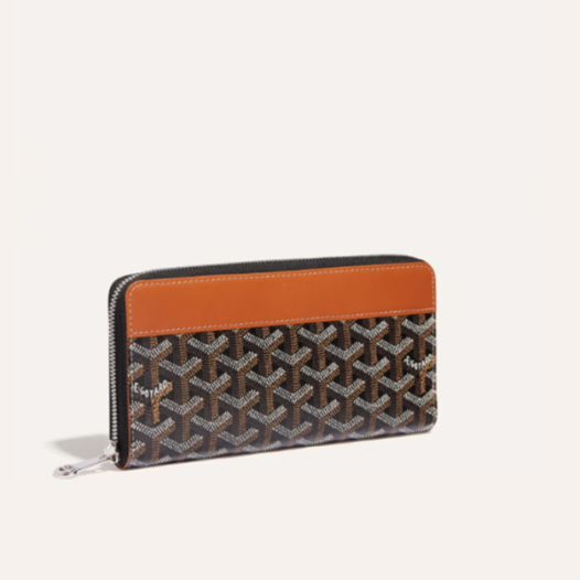 ❤고야드 남/녀 마티뇽 블랙 탄 지갑 GM - Goyard Unisex Matignon Long Wallets - gow67x