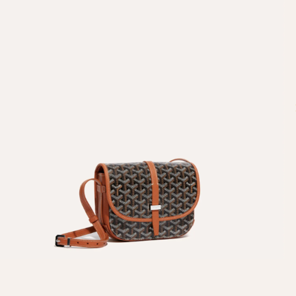 ❤고야드 여성 블랙 탄 벨베데르 백 PM - Goyard Womens Belvedere Bag - gob1101x
