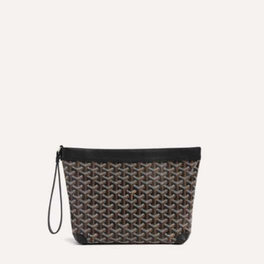 ❤고야드 남/녀 블랙 콘티 파우치 - Goyard Unisex Black Conti Pouch - gob1164x
