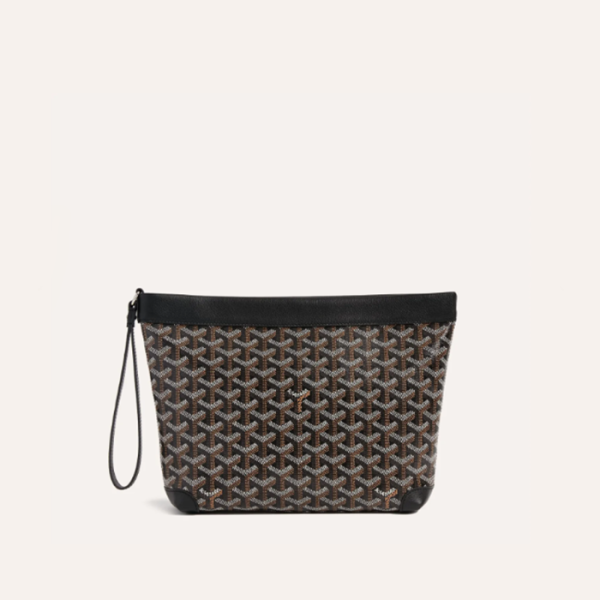 ❤고야드 남/녀 블랙 콘티 파우치 - Goyard Unisex Black Conti Pouch - gob1164x