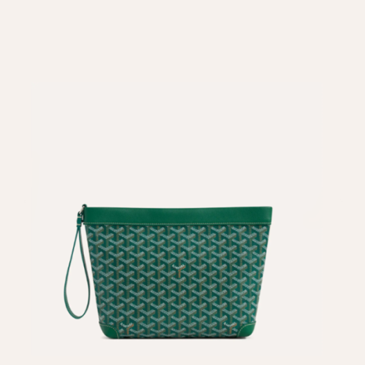 ❤고야드 남/녀 그린 콘티 파우치 - Goyard Unisex Conti Pouch - gob1166x