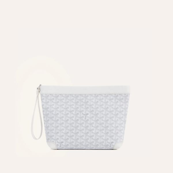 ❤고야드 남/녀 화이트 콘티 파우치 - Goyard Unisex Conti Pouch - gob1173x