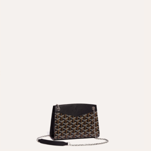 ❤고야드 여성 블랙 스트럭쳐 루엣뜨 백 미니 - Goyard Womens Mini Structure Rouette Bag - gob1207x