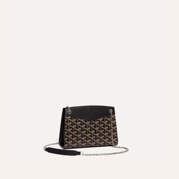 ❤고야드 여성 블랙 스트럭쳐 루엣뜨 백 미니 - Goyard Womens Mini Structure Rouette Bag - gob1207x