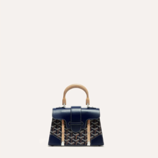 ❤고야드 여성 네이비 스트럭쳐 사이공 백 미니 - Goyard Womens Mini Structure Saigon Bag - gob1212x