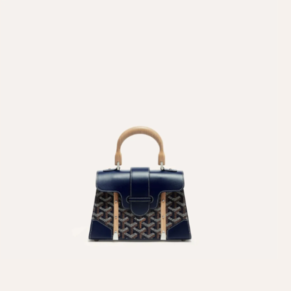 ❤고야드 여성 네이비 스트럭쳐 사이공 백 미니 - Goyard Womens Mini Structure Saigon Bag - gob1212x