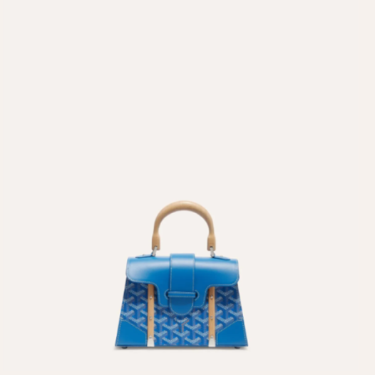 ❤고야드 여성 블루 스트럭쳐 사이공 백 미니 - Goyard Womens Mini Structure Saigon Bag - gob1215x