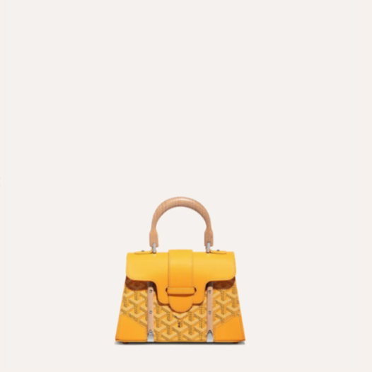 ❤고야드 여성 옐로우 스트럭쳐 사이공 백 미니 - Goyard Womens Mini Structure Saigon Bag - gob1216x