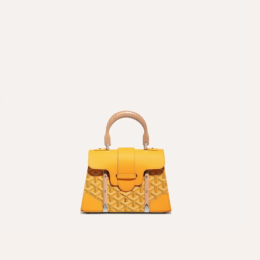 ❤고야드 여성 옐로우 스트럭쳐 사이공 백 미니 - Goyard Womens Mini Structure Saigon Bag - gob1216x