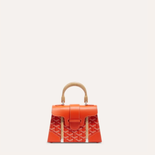 ❤고야드 여성 오렌지 스트럭쳐 사이공 백 미니 - Goyard Womens Mini Structure Saigon Bag - gob1222x