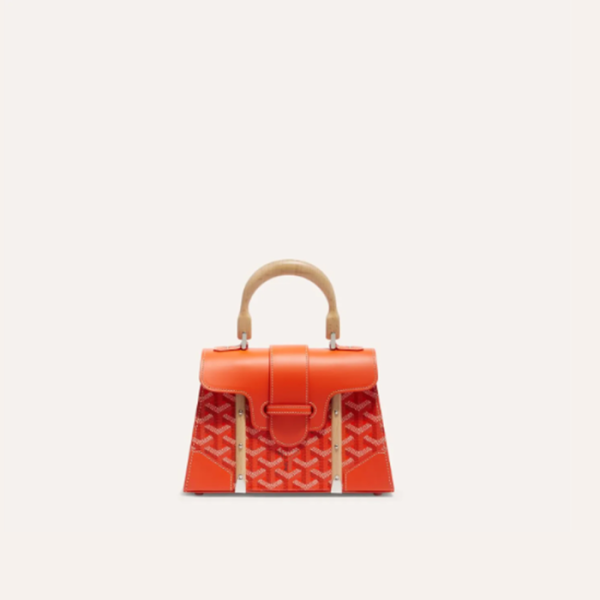 ❤고야드 여성 오렌지 스트럭쳐 사이공 백 미니 - Goyard Womens Mini Structure Saigon Bag - gob1222x