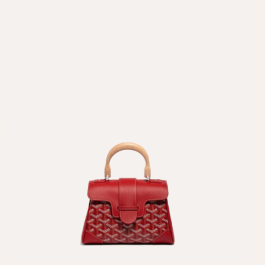 ❤고야드 여성 레드 소프트 사이공 백 미니 - Goyard Womens Mini Saigon Bag - gob1234x