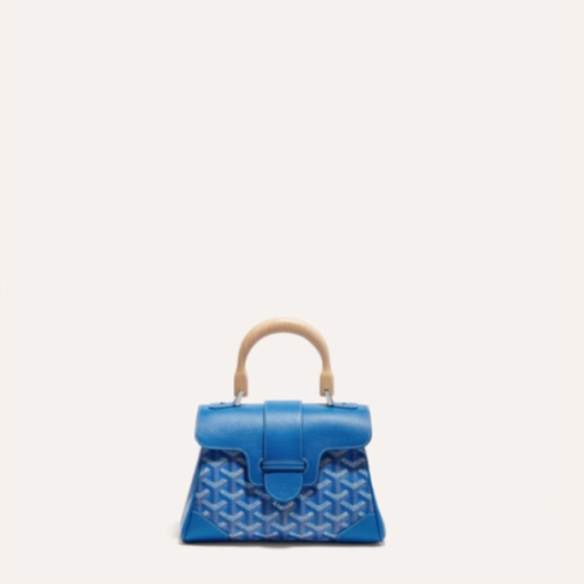 ❤고야드 여성 블루 소프트 사이공 백 미니 - Goyard Womens Mini Saigon Bag - gob1237x