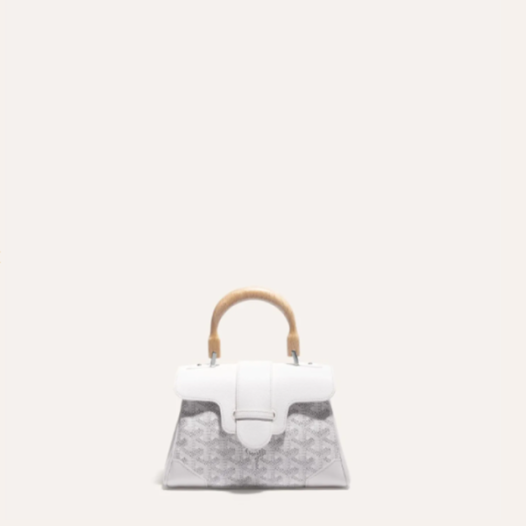 ❤고야드 여성 화이트 소프트 사이공 백 미니 - Goyard Womens Mini Saigon Bag - gob1240x