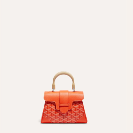 ❤고야드 여성 오렌지 소프트 사이공 백 미니 - Goyard Womens Mini Saigon Bag - gob1241x