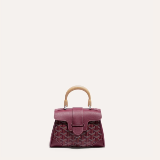 ❤고야드 여성 버건디 소프트 사이공 백 미니 - Goyard Womens Mini Saigon Bag - gob1243x
