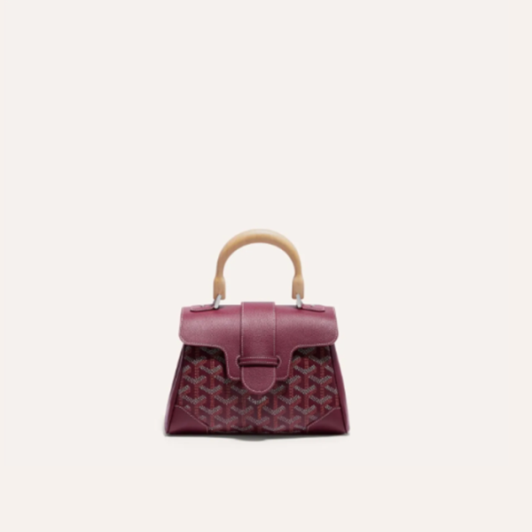 ❤고야드 여성 버건디 소프트 사이공 백 미니 - Goyard Womens Mini Saigon Bag - gob1243x