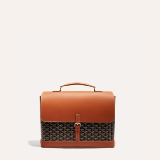 ❤고야드 남성 블랙 탄 시타당 토트백 PM - Goyard Mens Citadin Tote Bag - gob1255x