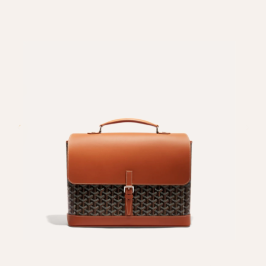 ❤고야드 남성 블랙 탄 시타당 토트백 PM - Goyard Mens Citadin Tote Bag - gob1255x