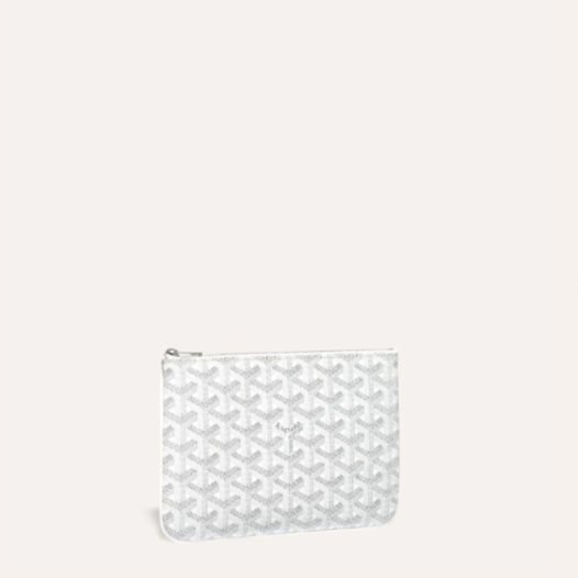 ❤고야드 남/녀 화이트 세나 클러치 PM - Goyard Unisex Senat Clutch PM - gob1265x