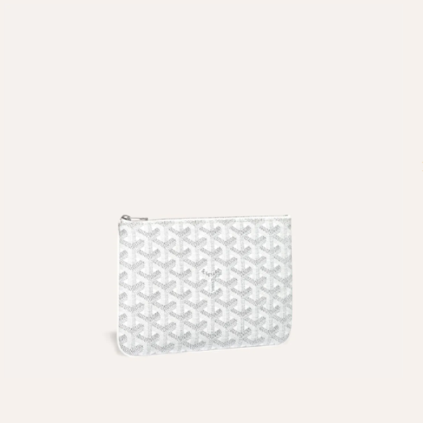 ❤고야드 남/녀 화이트 세나 클러치 PM - Goyard Unisex Senat Clutch PM - gob1265x