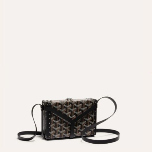 ❤고야드 여성 블랙 미노디에르 트렁크 백 - Goyard Womens Minaudiere Trunk Bag - gob1268x