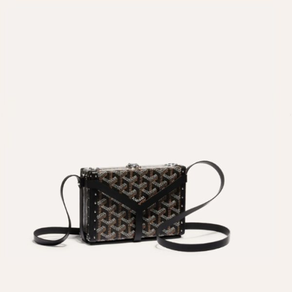 ❤고야드 여성 블랙 미노디에르 트렁크 백 - Goyard Womens Minaudiere Trunk Bag - gob1268x
