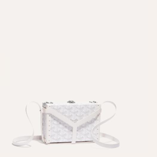 ❤고야드 여성 화이트 미노디에르 트렁크 백 - Goyard Womens Minaudiere Trunk Bag - gob1269x
