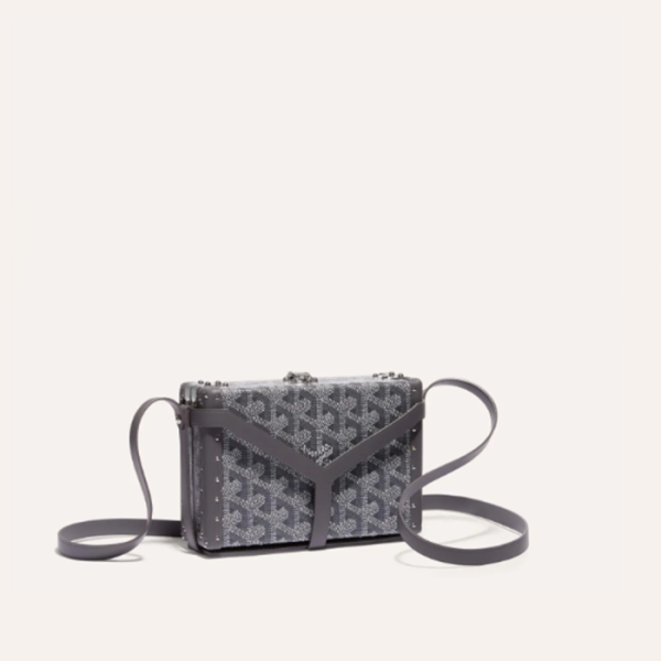 ❤고야드 여성 그레이 미노디에르 트렁크 백 - Goyard Womens Minaudiere Trunk Bag - gob1270x
