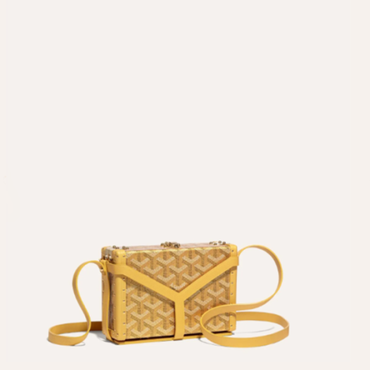 ❤고야드 여성 옐로우 미노디에르 트렁크 백 - Goyard Womens Minaudiere Trunk Bag - gob1271x