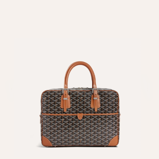 ❤고야드 남성 블랙 탄 암바사드 PM 서류가방 - Goyard Mens Ambassade PM - gob1313x
