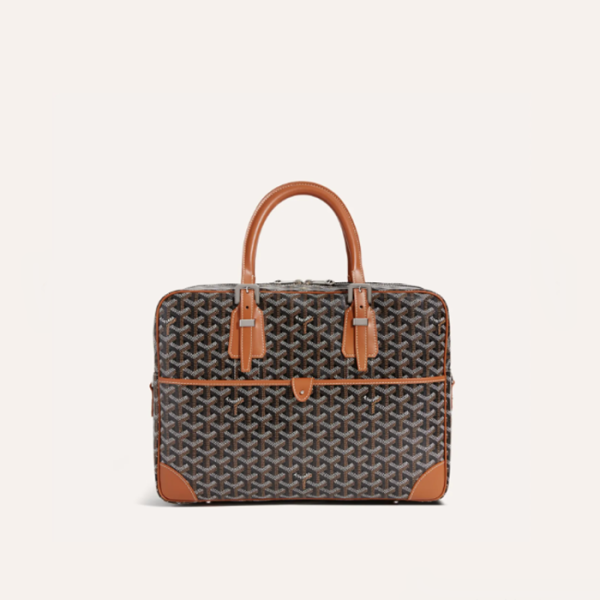 ❤고야드 남성 블랙 탄 암바사드 PM 서류가방 - Goyard Mens Ambassade PM - gob1313x