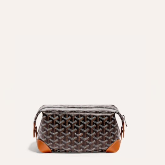 ❤고야드 남/녀 블랙 탄 볼링 25 클러치 - Goyard Unisex Bowling 25 Toiletry Bag - gob1332x