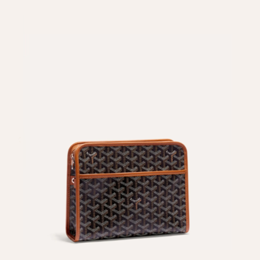 ❤고야드 남/녀 블랙 탄 쥬방스 백 GM - Goyard Unisex Jouvence GM Toilet Bag - gob1357x