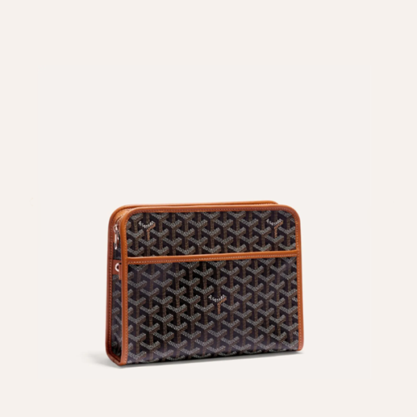 ❤고야드 남/녀 블랙 탄 쥬방스 백 GM - Goyard Unisex Jouvence GM Toilet Bag - gob1357x