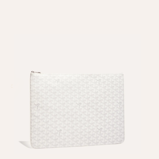 ❤고야드 남/녀 화이트 세나 클러치 MM/MGM/GM - Goyard Unisex Senat Clutch MM/MGM/GM - gob1365x