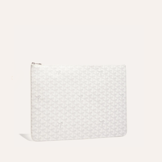 ❤고야드 남/녀 화이트 세나 클러치 MM/MGM/GM - Goyard Unisex Senat Clutch MM/MGM/GM - gob1365x