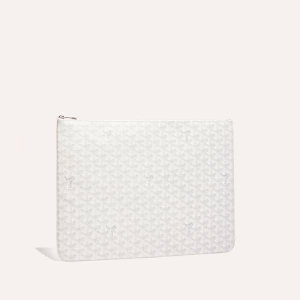 ❤고야드 남/녀 화이트 세나 클러치 MM/MGM/GM - Goyard Unisex Senat Clutch MM/MGM/GM - gob1365x