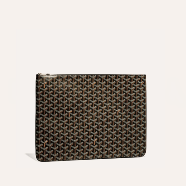 ❤고야드 남/녀 블랙 세나 클러치 MM/MGM/GM - Goyard Unisex Senat Clutch MM/MGM/GM - gob1368x