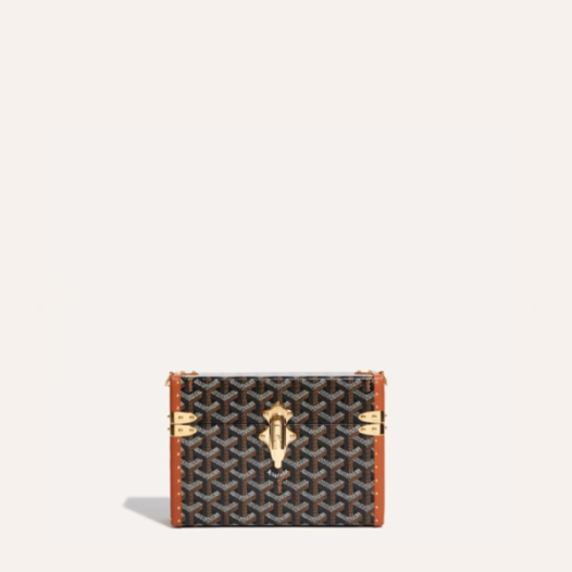 ❤고야드 남/녀 블랙 탄 카세트 트렁크 백 - Goyard Unisex Cassette Trunk Bag - gob1381x