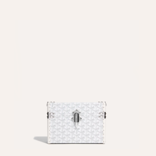 ❤고야드 남/녀 화이트 카세트 트렁크 백 - Goyard Unisex Cassette Trunk Bag - gob1385x