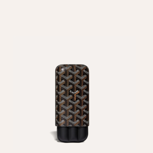 ❤고야드 남성 블랙 처칠 3 시가 케이스 - Goyard Mens Churchill 3 Cigar Case - gow163x