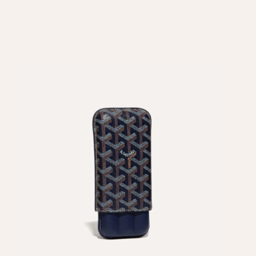 ❤고야드 남성 네이비 처칠 3 시가 케이스 - Goyard Mens Churchill 3 Cigar Case - gow166x