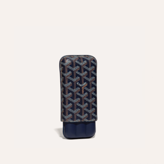 ❤고야드 남성 네이비 처칠 3 시가 케이스 - Goyard Mens Churchill 3 Cigar Case - gow166x