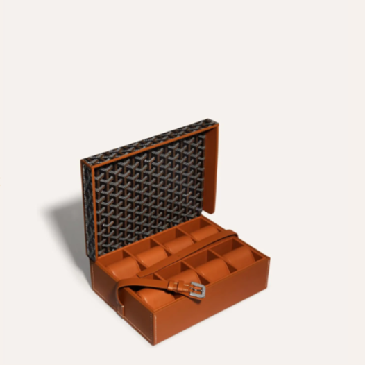 ❤고야드 남/녀 블랙 탄 시계 케이스 - Goyard Unisex Watch Case - gob1392x