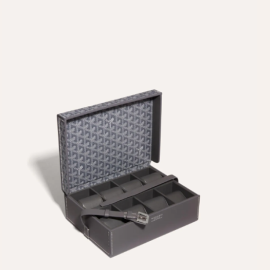 ❤고야드 남/녀 그레이 시계 케이스 - Goyard Unisex Watch Case - gob1395x