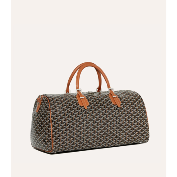 ❤고야드 남/녀 블랙 탄 보스턴 백 45/50 - Goyard Unisex Boston Bag 45/50 - go1396x