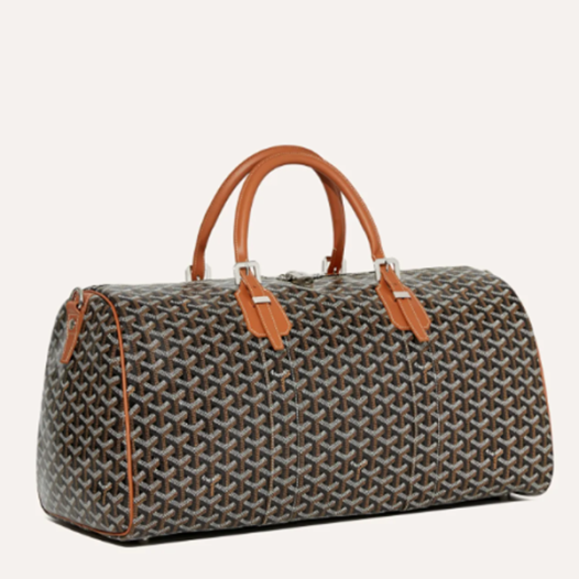 ❤고야드 남/녀 블랙 탄 보스턴 백 45/50 - Goyard Unisex Boston Bag 45/50 - go1396x